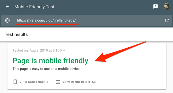  سازگاری سایتتان را با موبایل از طریق سایت Mobile-Friendly Test چک کنید 