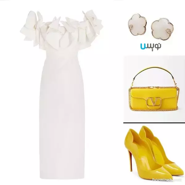 لباس مجلسی زنانه سفید