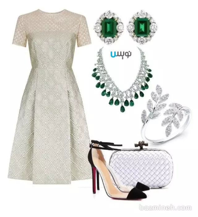 لباس مجلسی زنانه سفید