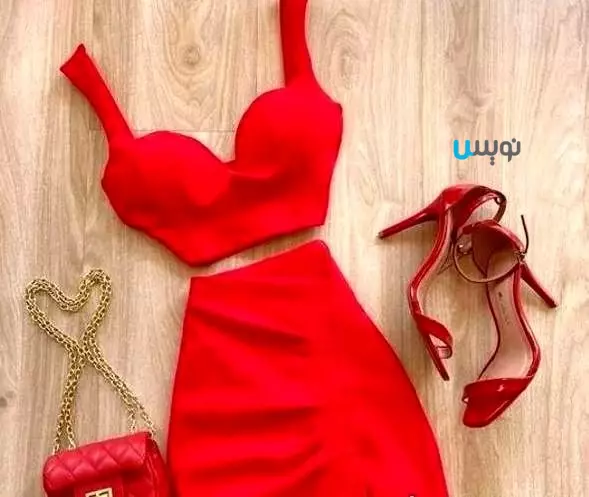 لباس مجلسی کوتاه قرمز