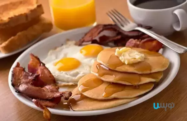 صبحانه صبحانه تمام آمریکایی