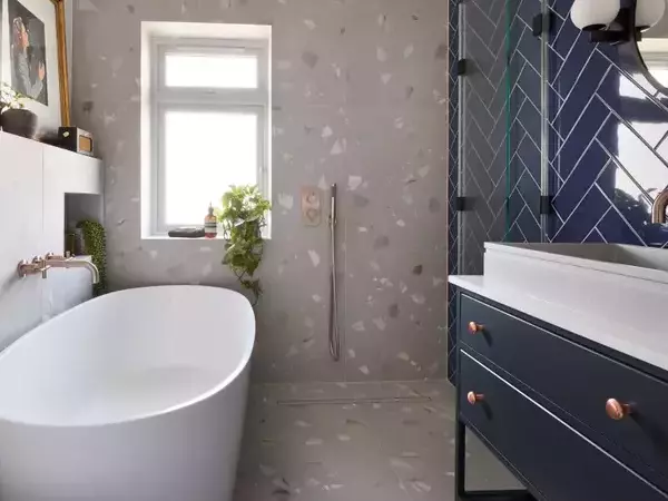 ایده برای حمام کوچک در یک اتاق مرطوب کار کنید