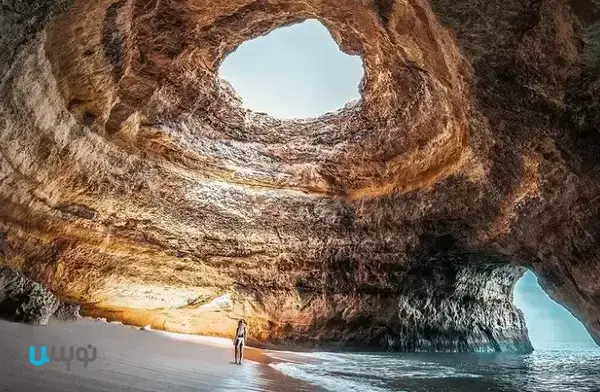 غارهای دریایی Benagil، آلگاروه، پرتغال