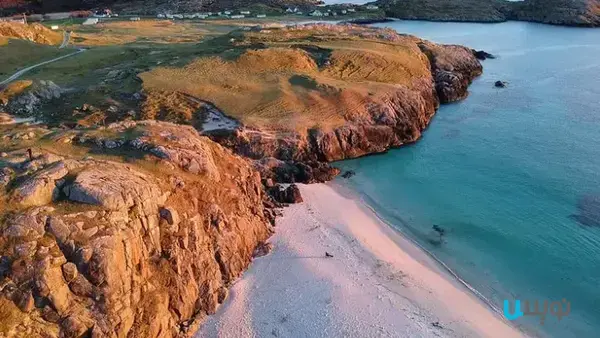 استخر طبیعی ساحل آچملویچ، ساترلند، اسکاتلند