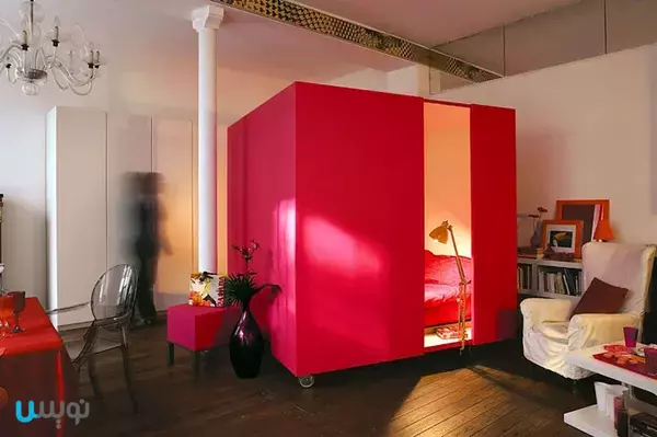 اتاق خواب خود را در یک مکعب متحرک قرار دهید
