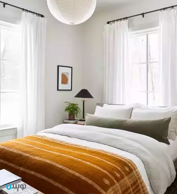 اتاق خواب کوچک مدرن