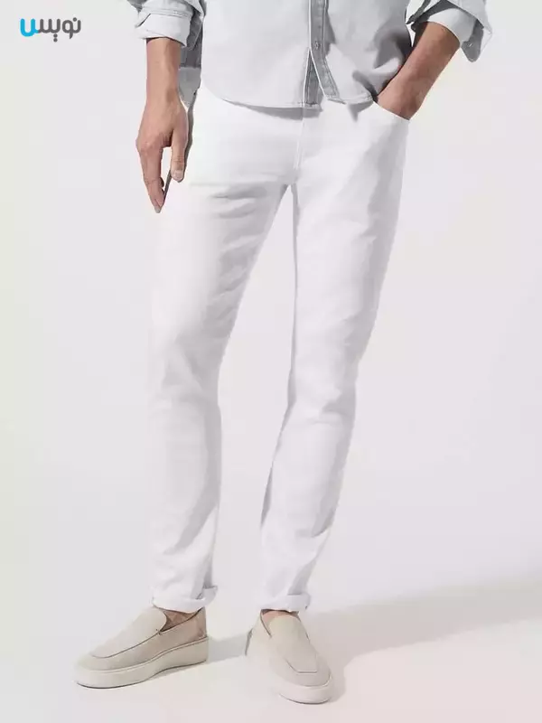 نحوه پوشیدن شلوار جین سفید