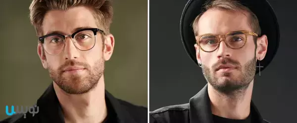 اکسسوری مردانه عینک لنز شفاف
