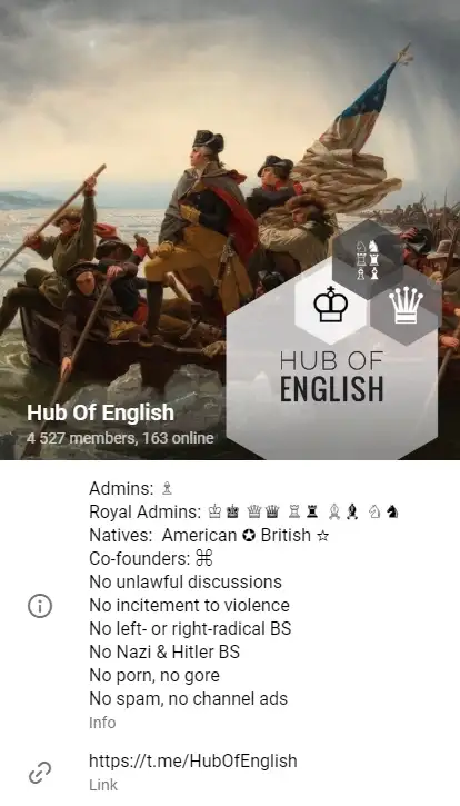 کانال تلگرام Hub of English