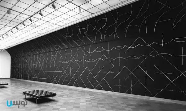 سول لوویت – طراحی دیواری شماره 260 در موزه هنر سانفرانسیسکو، 1975