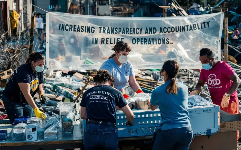 افزایش شفافیت و پاسخگویی در عملیات امدادرسانی